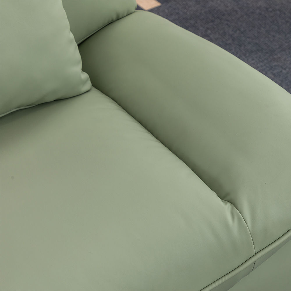 Green Faux Leather Recliners