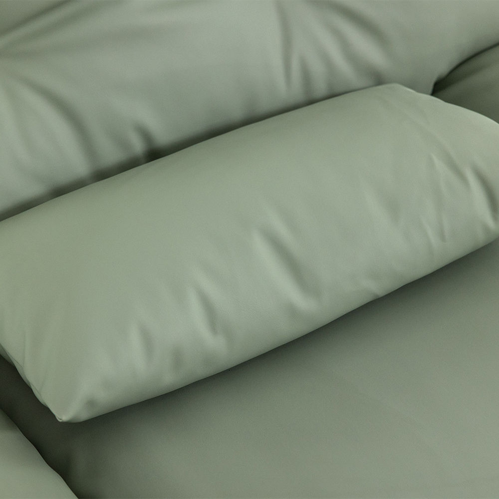 Green Faux Leather Recliners
