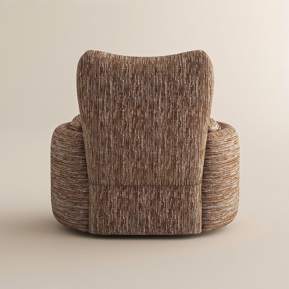 Bedroom Brown Chenille Recliners