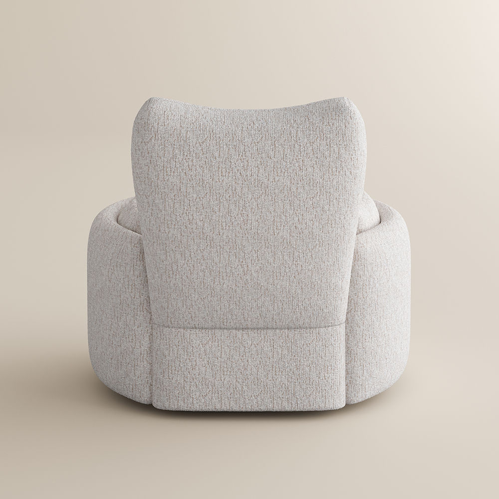 2 Seater Beige Chenille Recliners