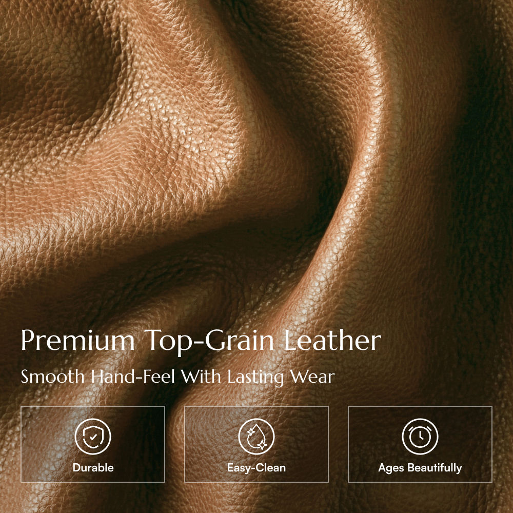 Caramel Top-Grain Leather Recliners