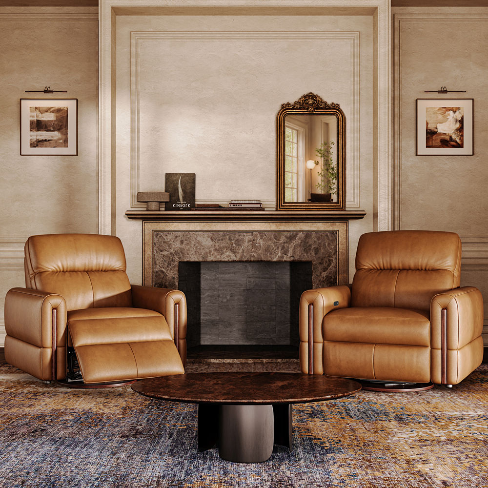 Oversized Power Swivel Rocking Recliner