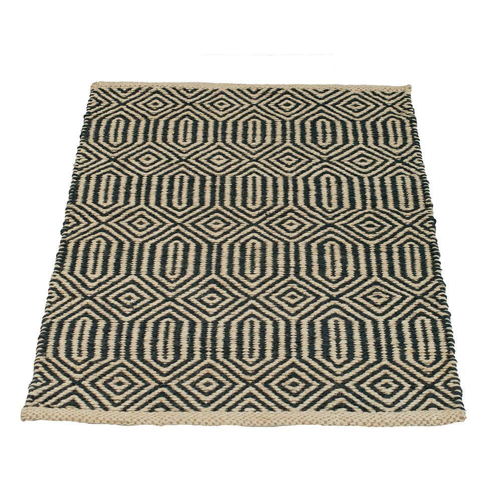 Black & Beige Jute Rugs