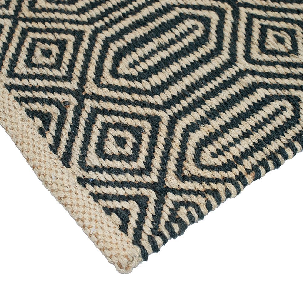 Black & Beige Jute Rugs