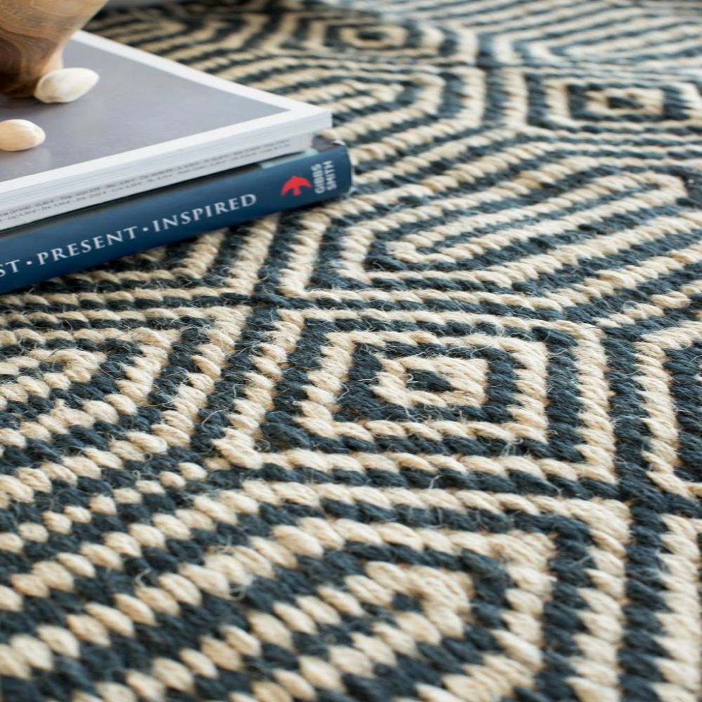 Black & Beige Jute Rugs