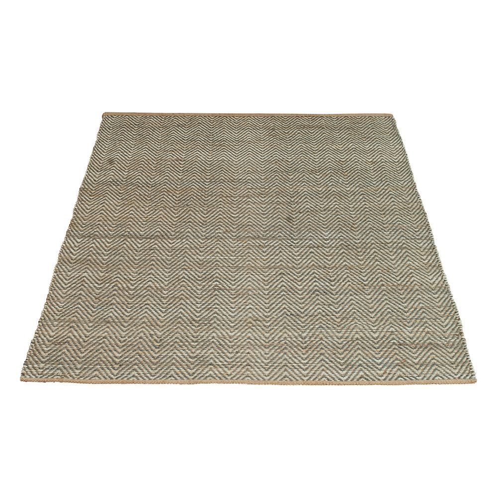Beige+Dark Gray Jute Rugs