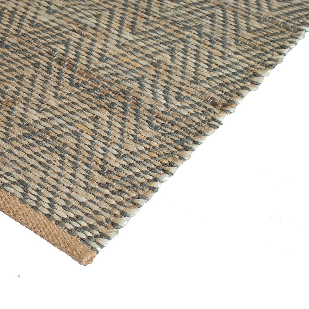 Beige+Dark Gray Jute Rugs