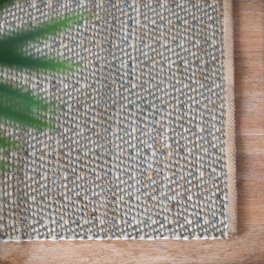 Beige+Dark Gray Jute Rugs