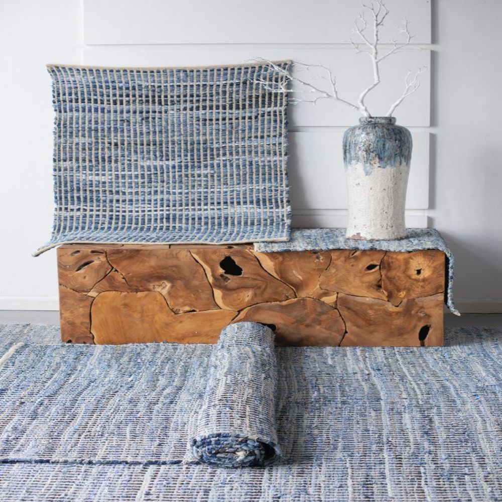Blue Cotton Rugs