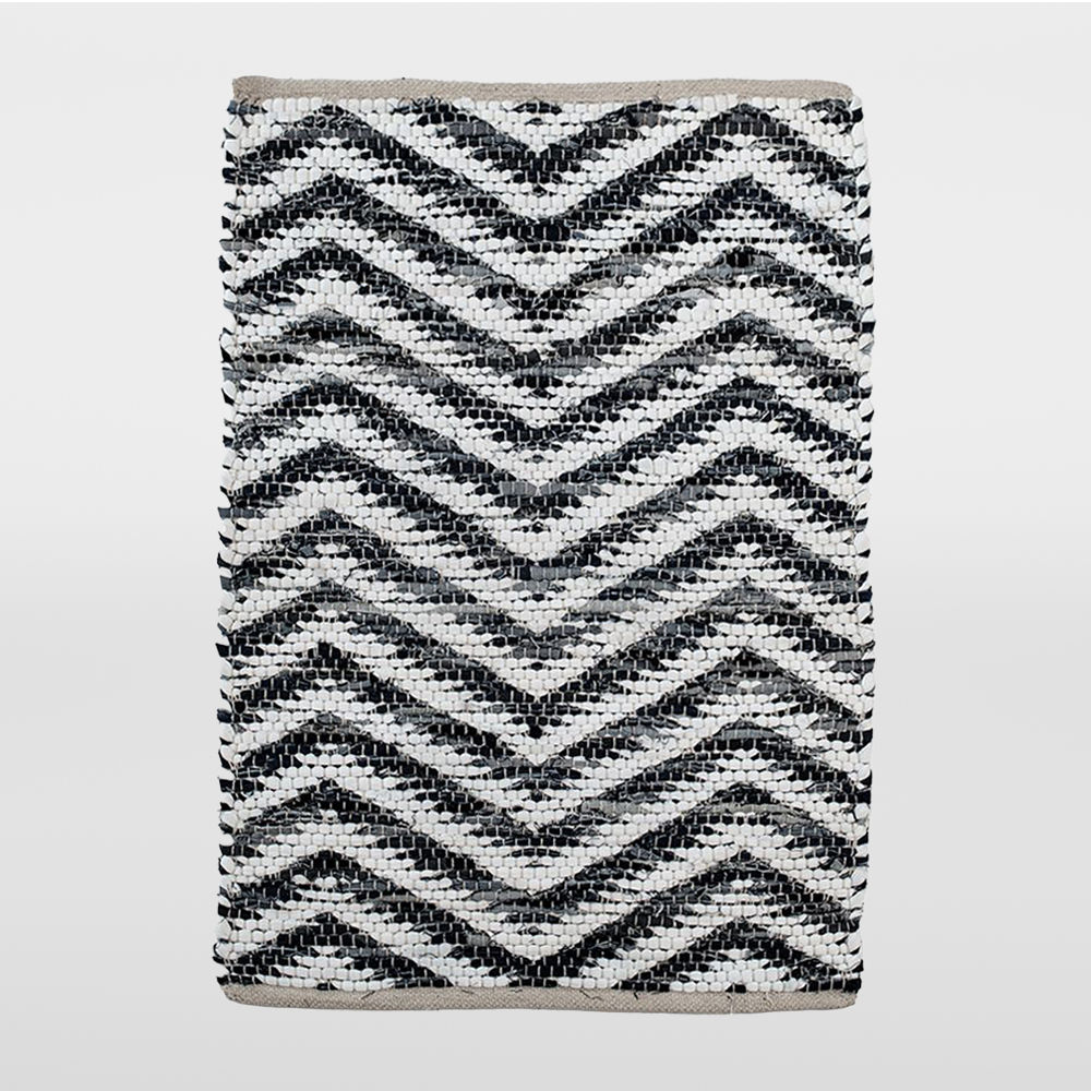 White & Black Cotton Rugs