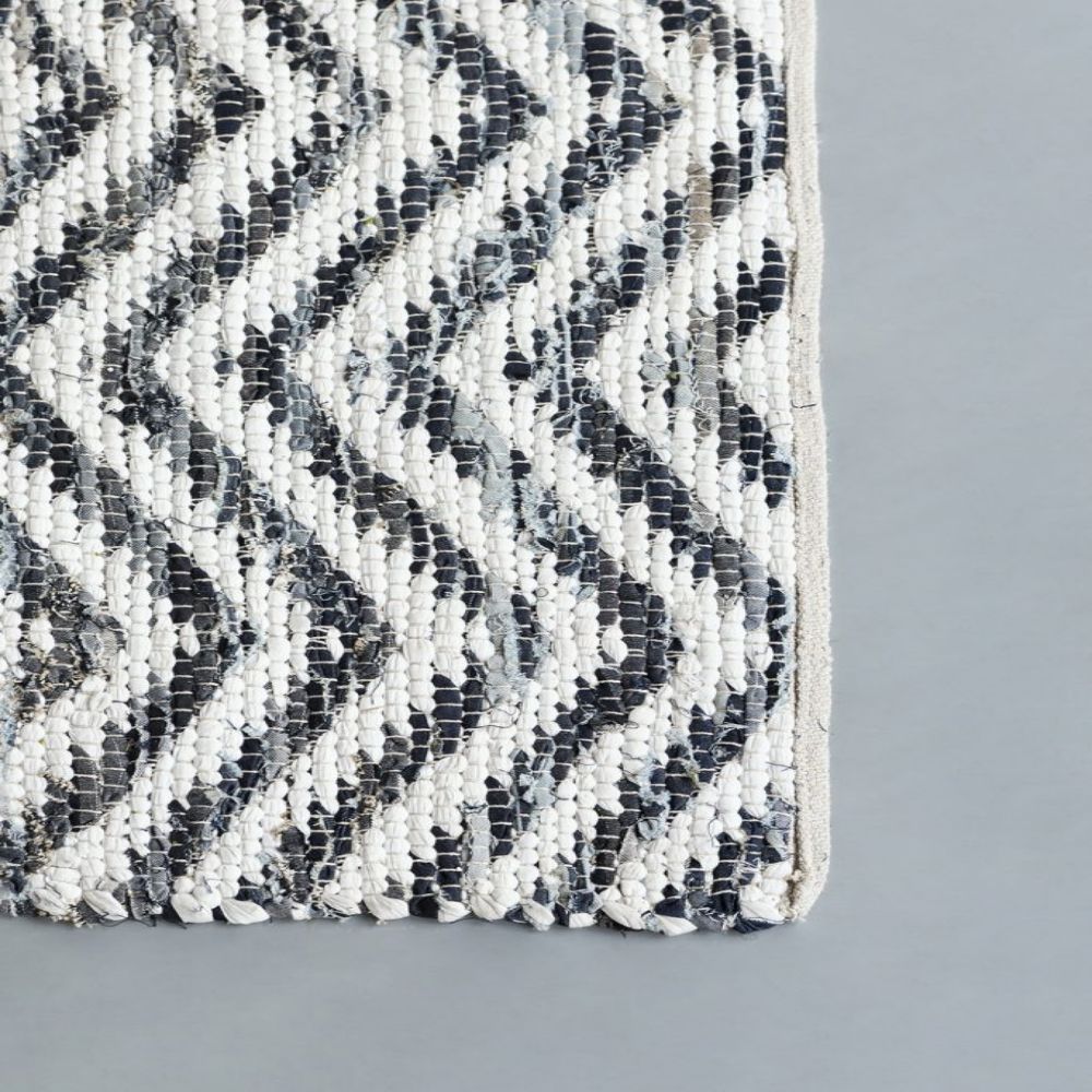 White & Black Cotton Rugs