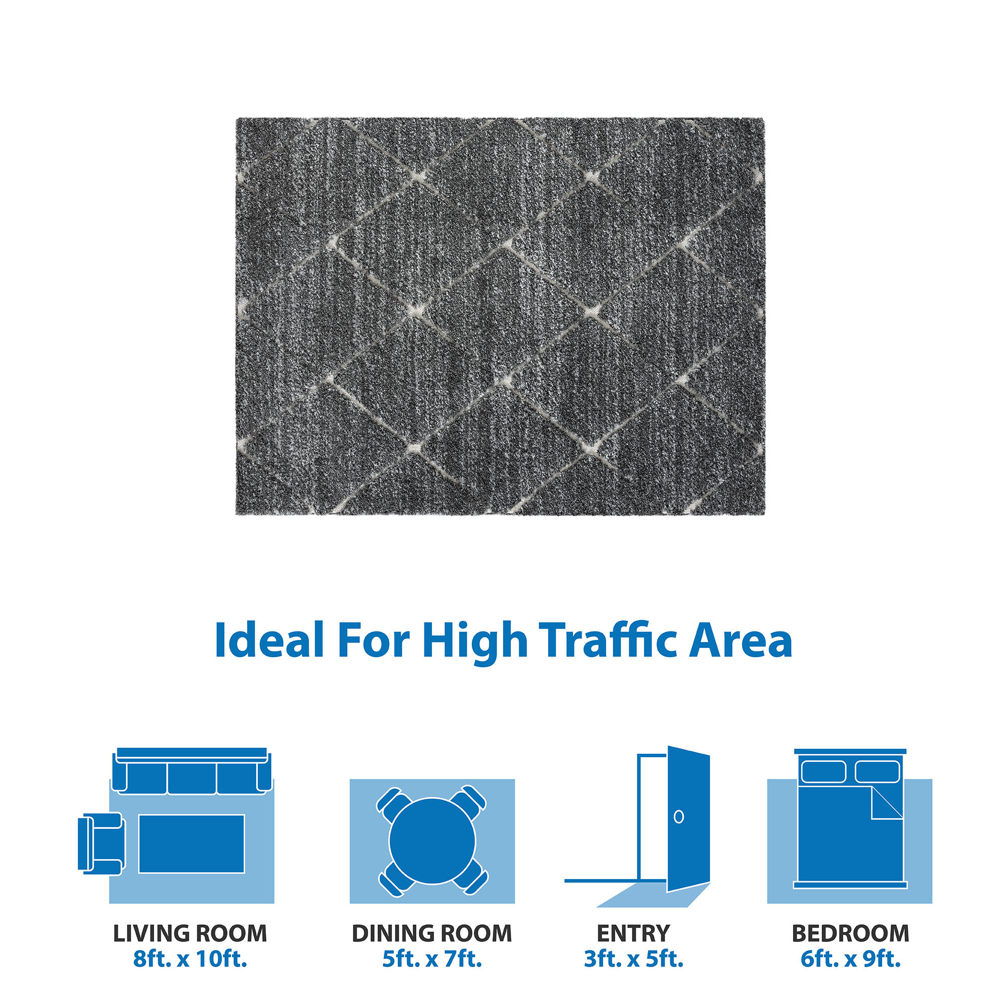 Gray Polyester Rugs