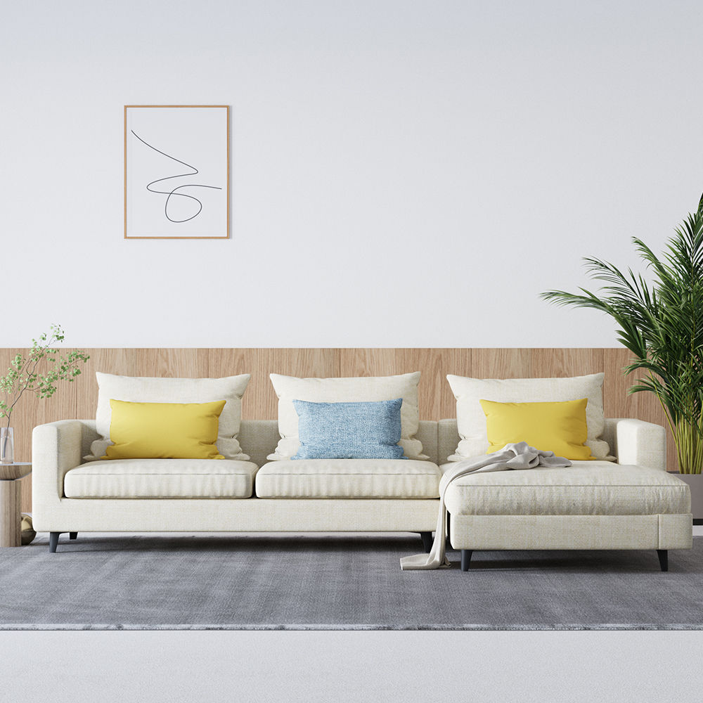 l shaped Beige Sectionals