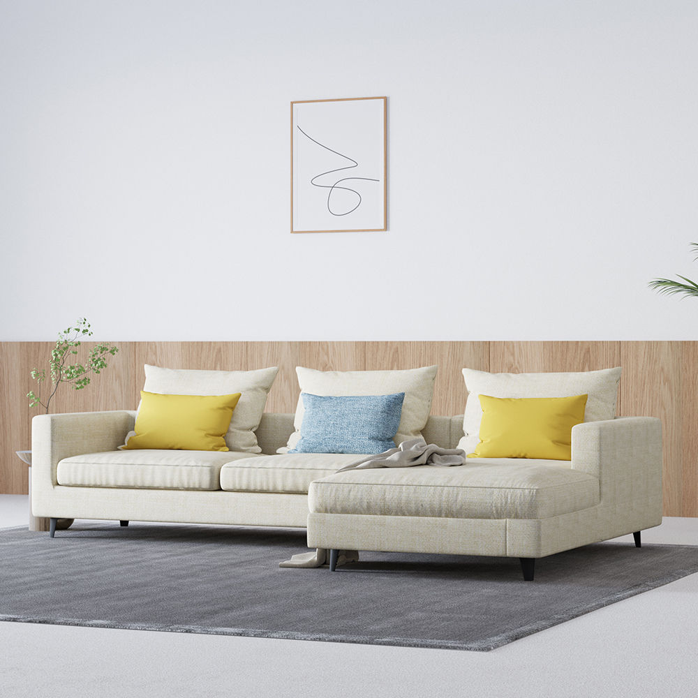 l shaped Beige Sectionals