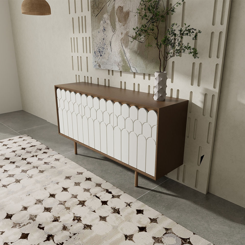 Fully Assemble White MDF Sideboards & Buffets