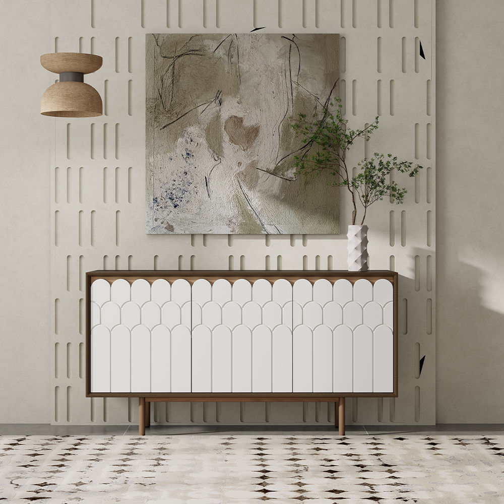 Fully Assemble White MDF Sideboards & Buffets