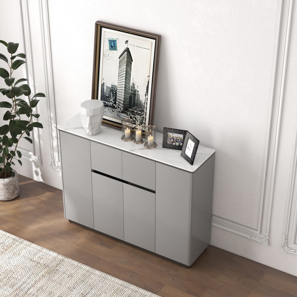 with Storage Gray MDF Sideboards & Buffets