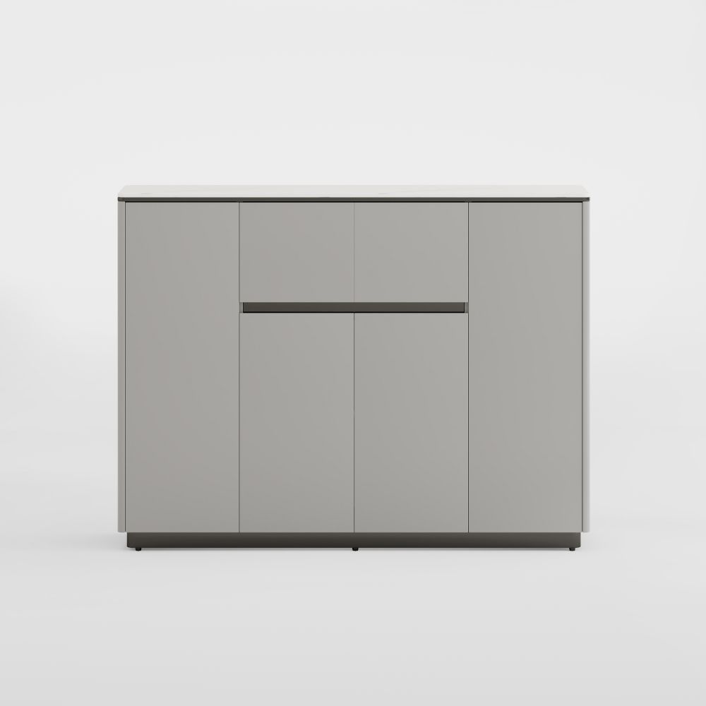 Fully Assemble Gray MDF Sideboards & Buffets
