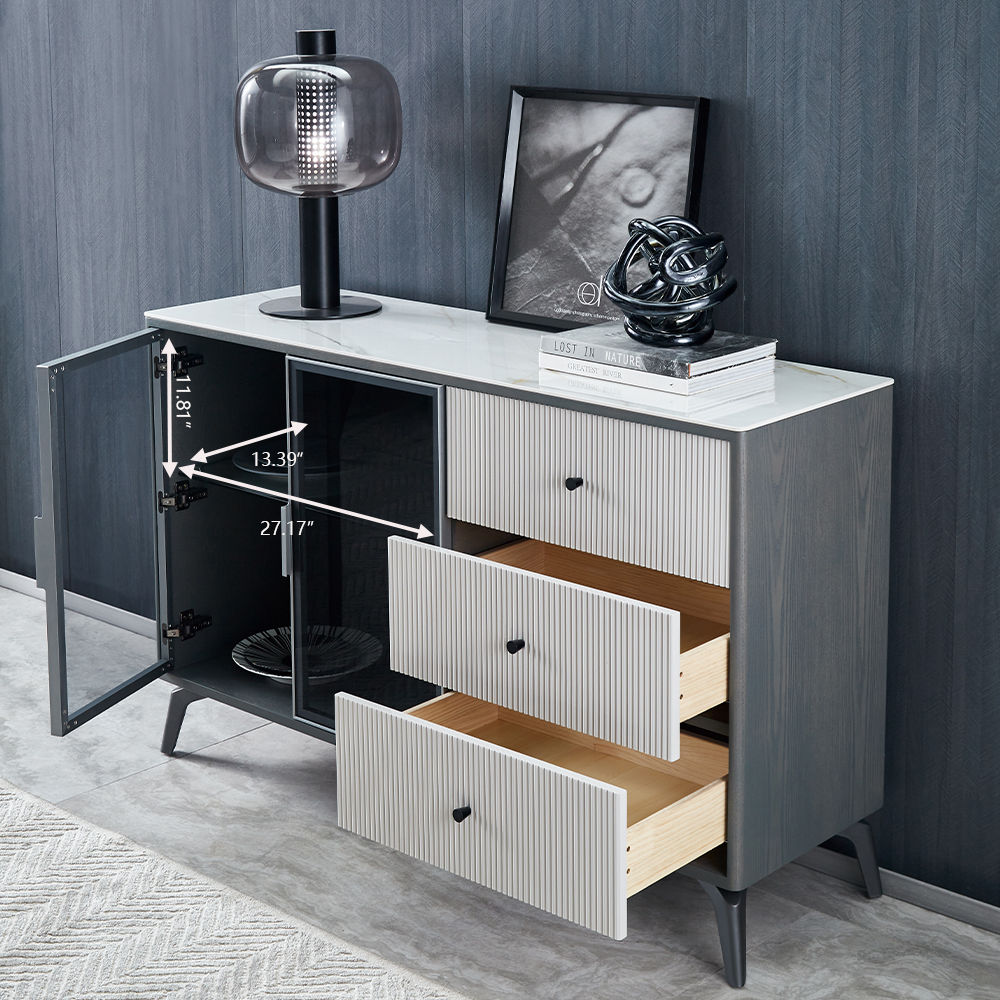 Nordic Style Gray Sideboards & Buffets