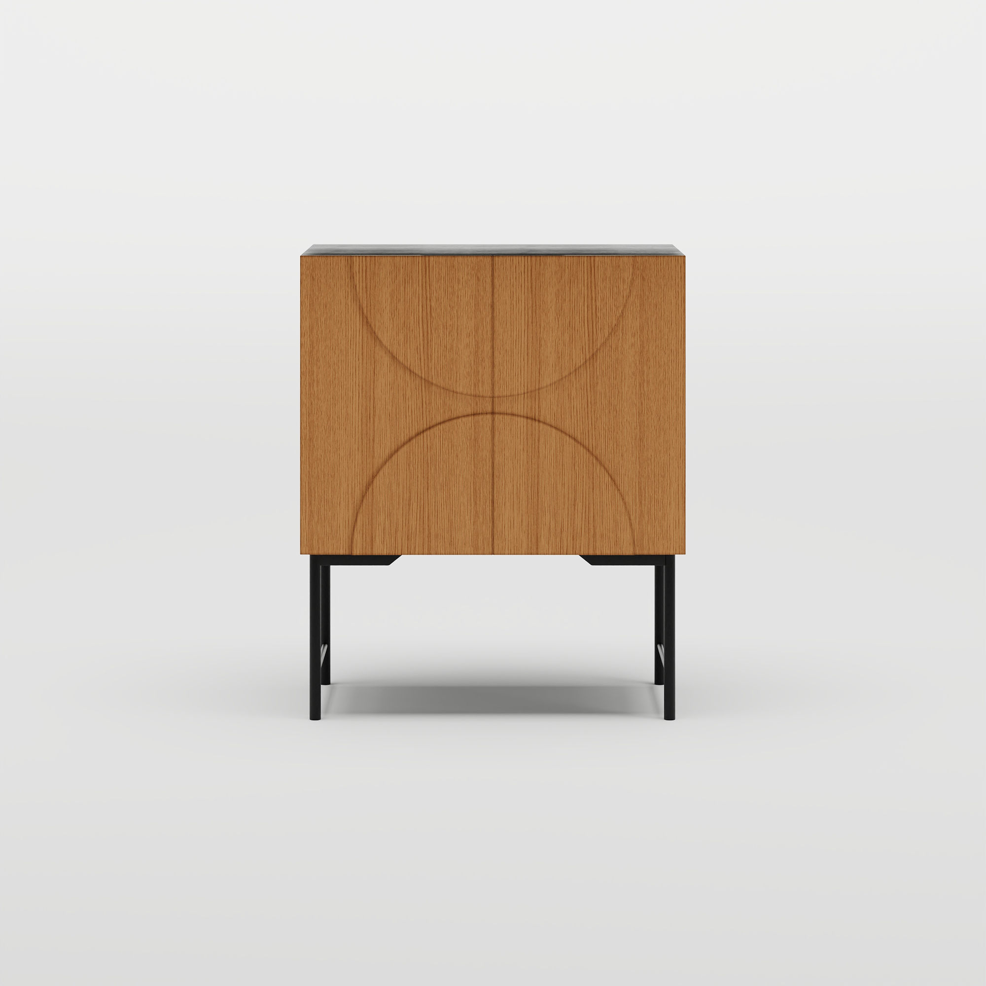 Metal Leg Wood color MDF Sideboards & Buffets