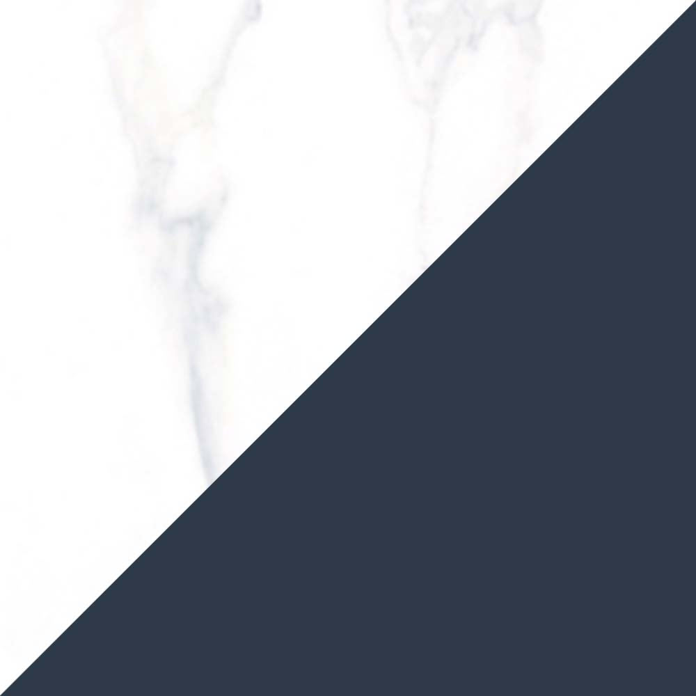 White & Blue
