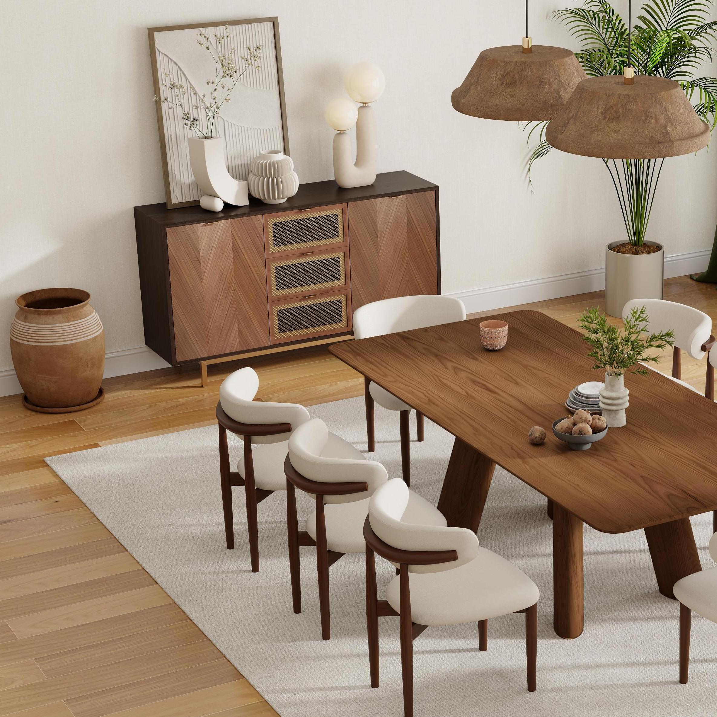 Partly Assemble Walnut Sideboards & Buffets