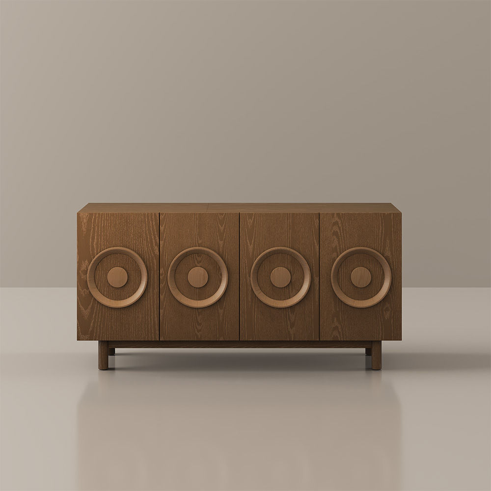 Walnut Color Plywood Sideboards & Buffets
