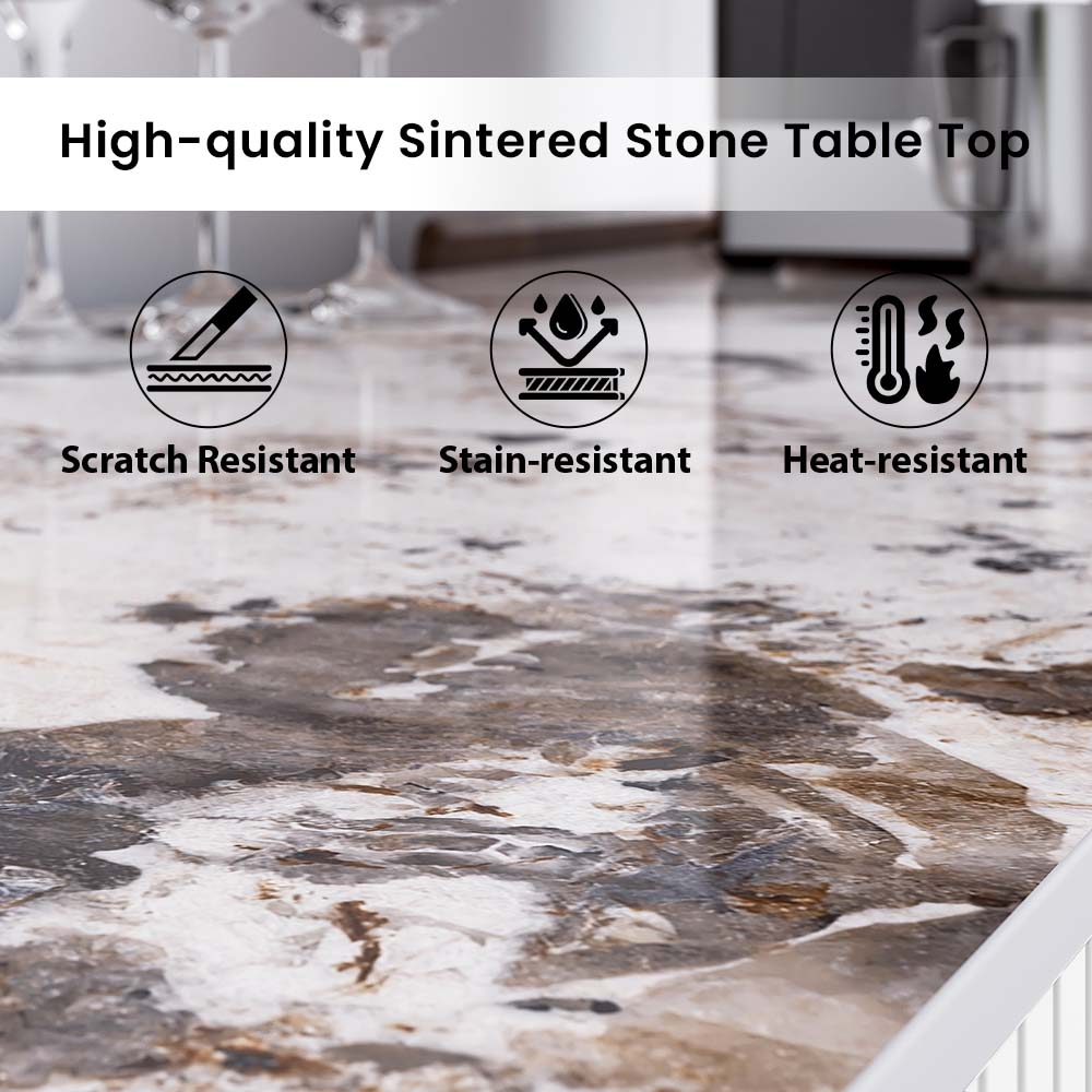 White Sintered Stone Sideboards & Buffets