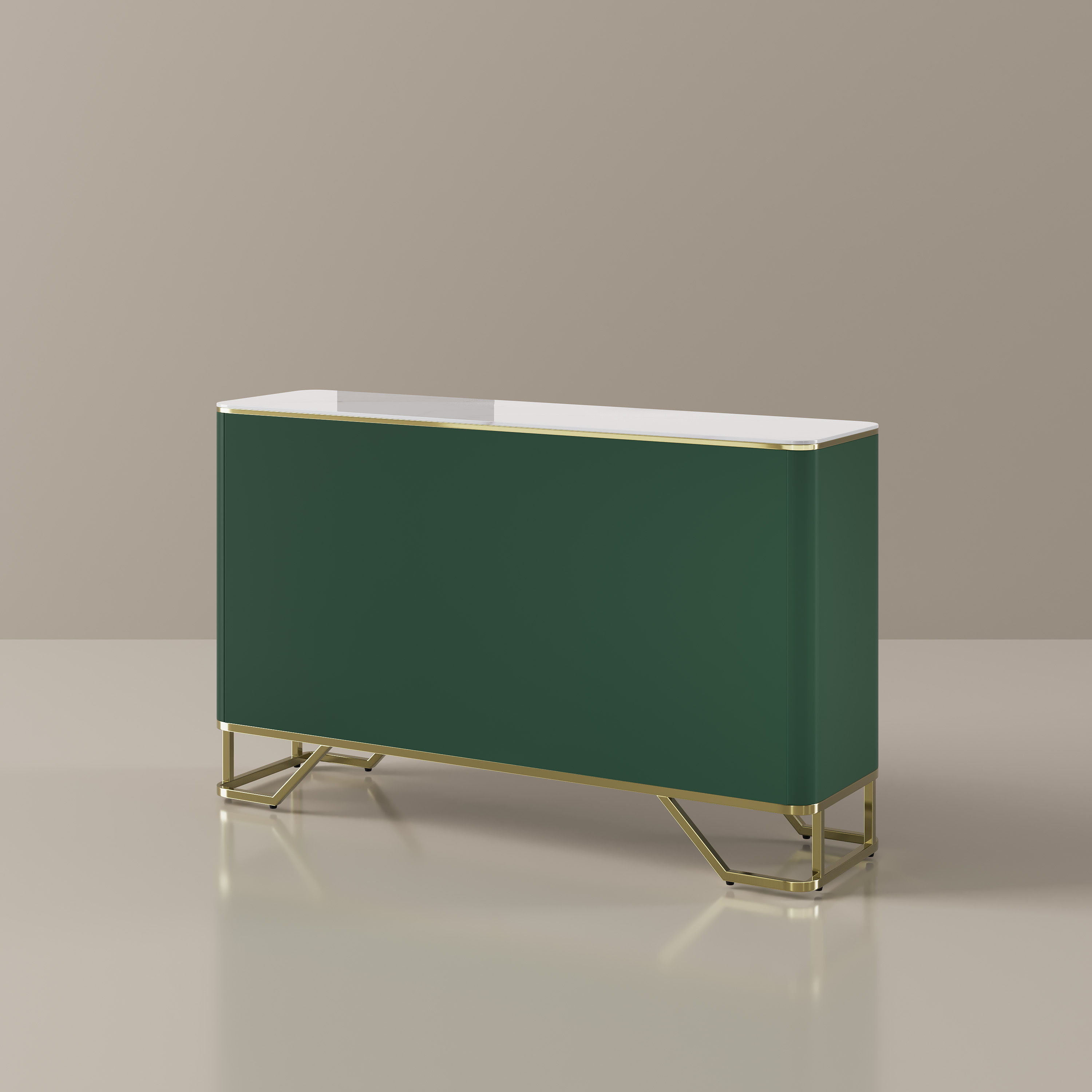 Green & White Sintered Stone Sideboards & Buffets