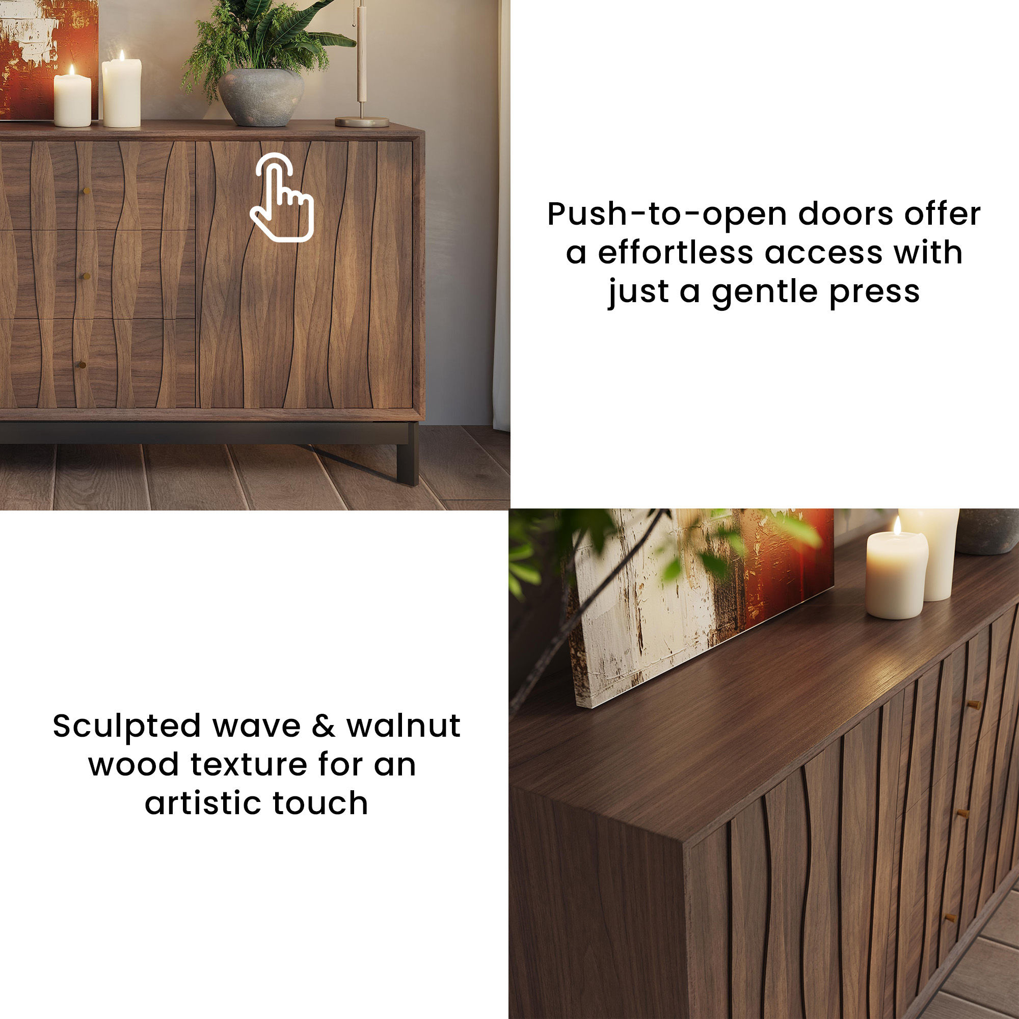 Partly Assemble Walnut Sideboards & Buffets