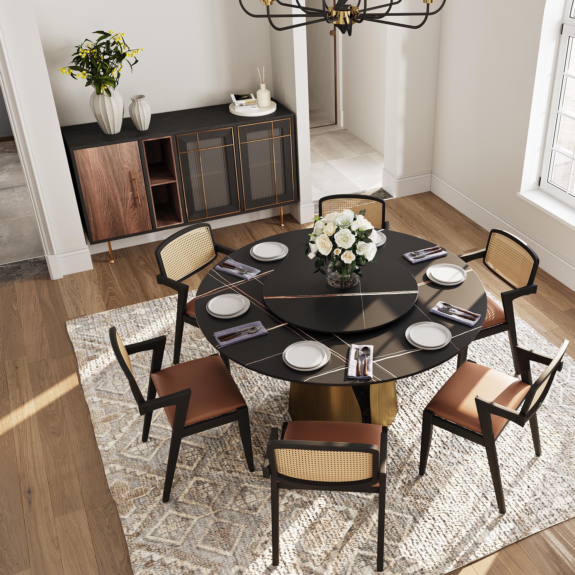 Glass Cabinet Door Walnut Sideboards & Buffets