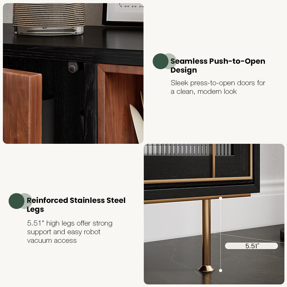 Partly Assemble Walnut Sideboards & Buffets