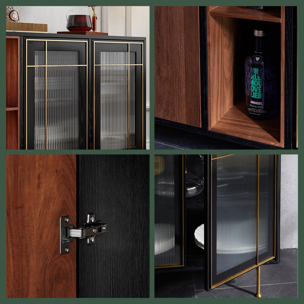 Partly Assemble Walnut Sideboards & Buffets