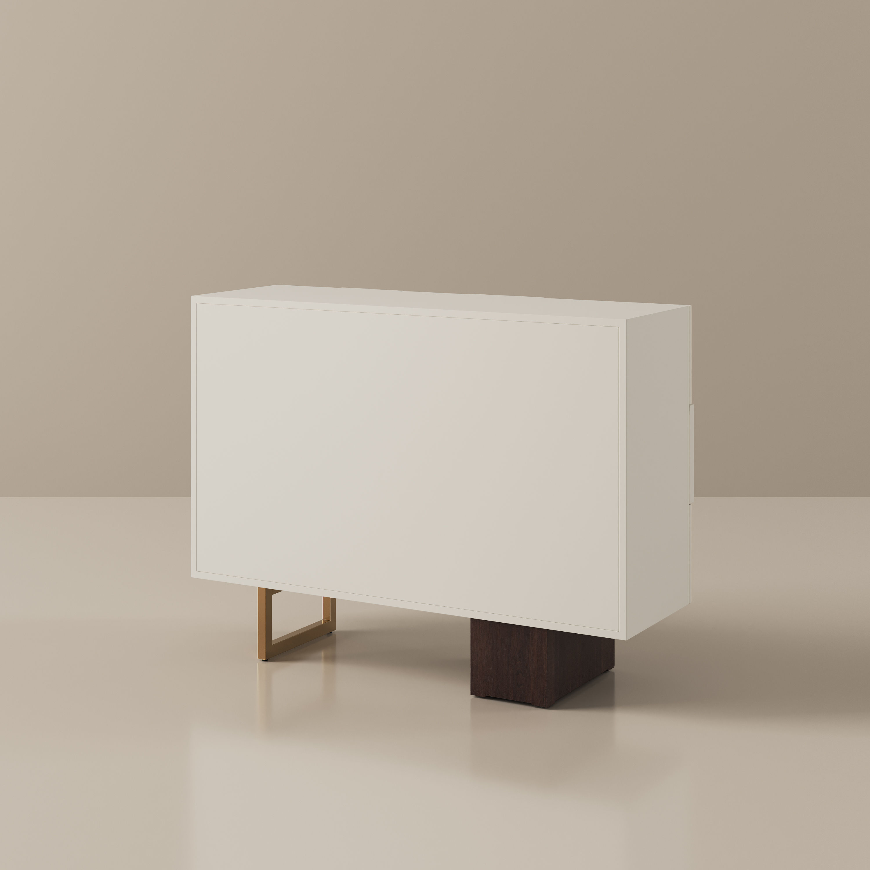 Solid Wood White & Golden MDF Sideboards & Buffets