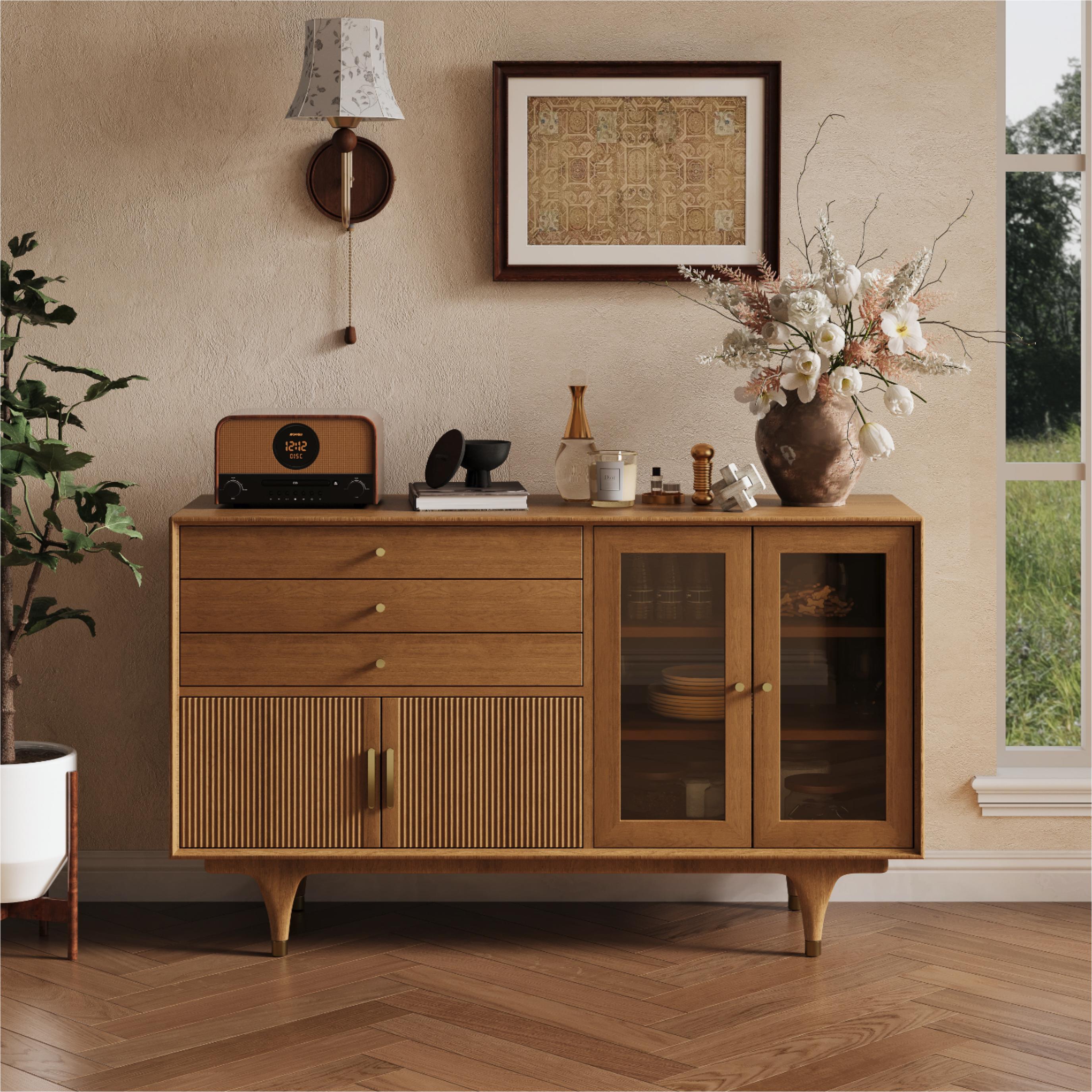 Mid Century Modern Dark Wood MDF Sideboards & Buffets