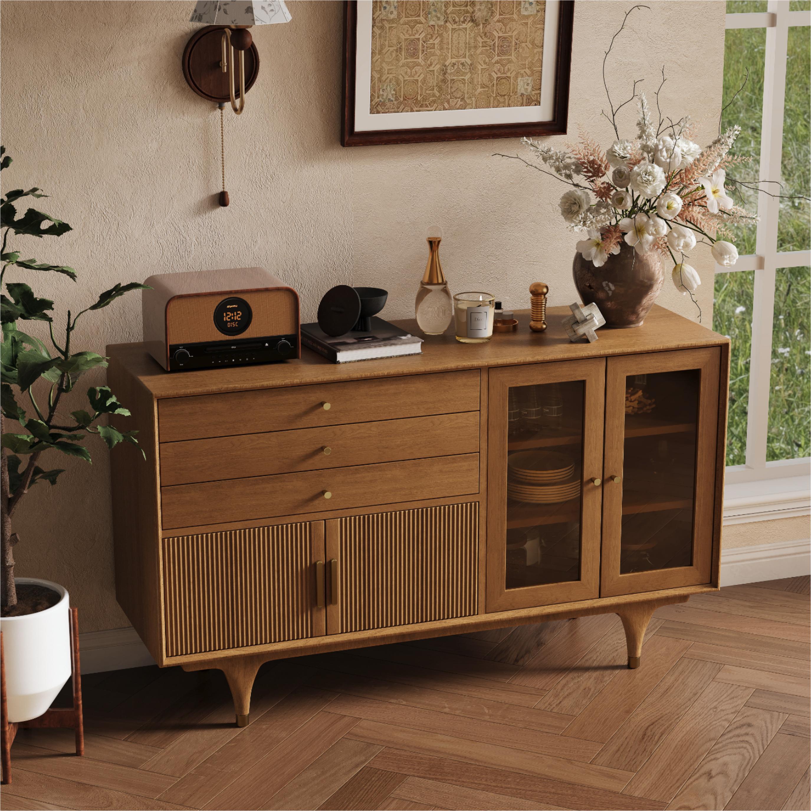 Mid Century Modern Dark Wood MDF Sideboards & Buffets