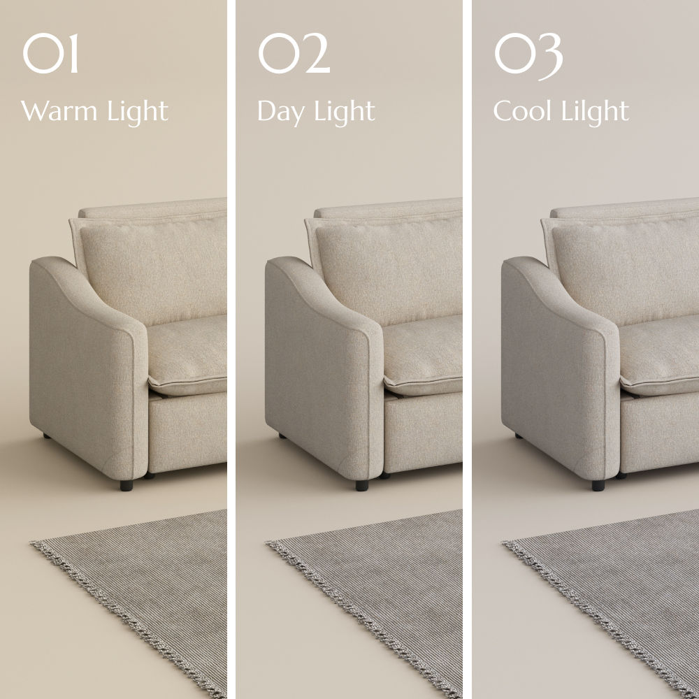 Adjustable Beige Linen Smart Furniture
