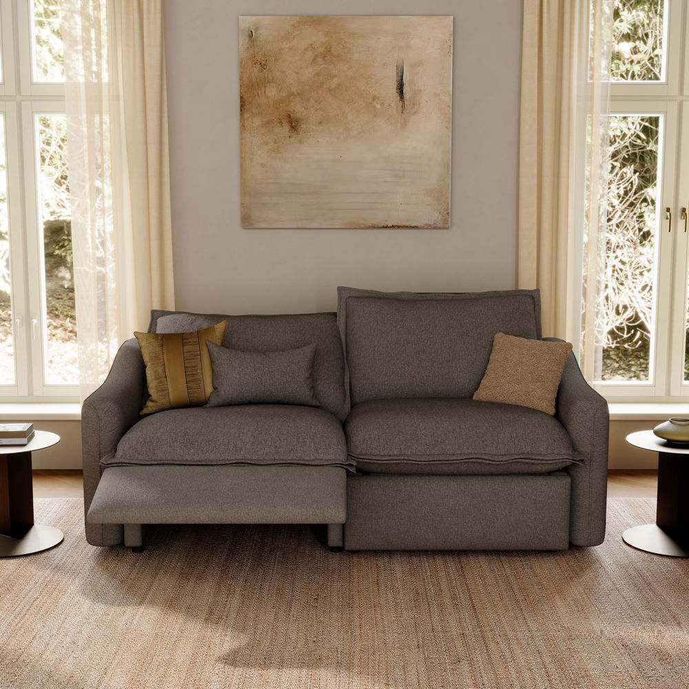 Adjustable Dark Gray Linen Modular Sofas