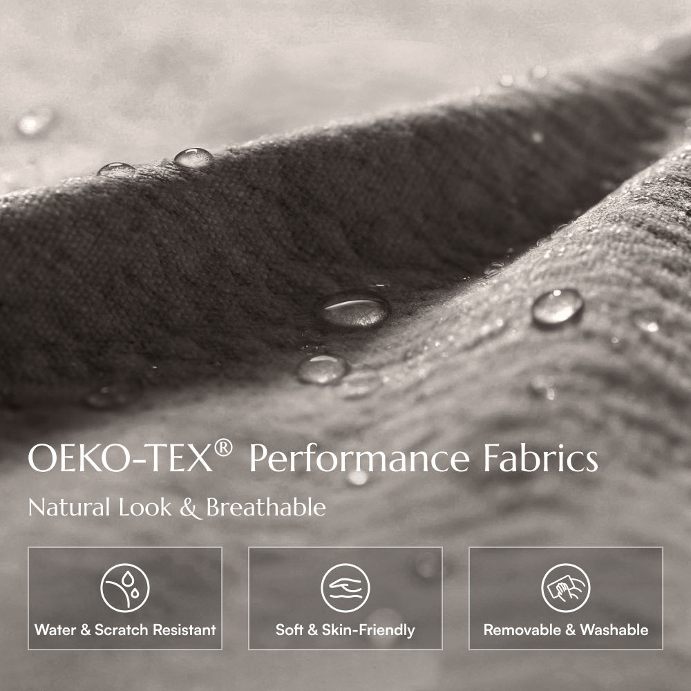 Modern Luxury Dark Gray Linen Smart Furniture