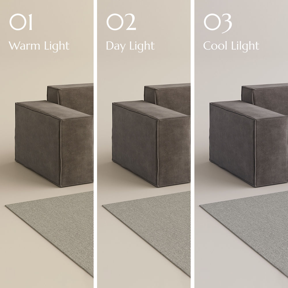 Apartment Khaki Fabric Smart Furniture