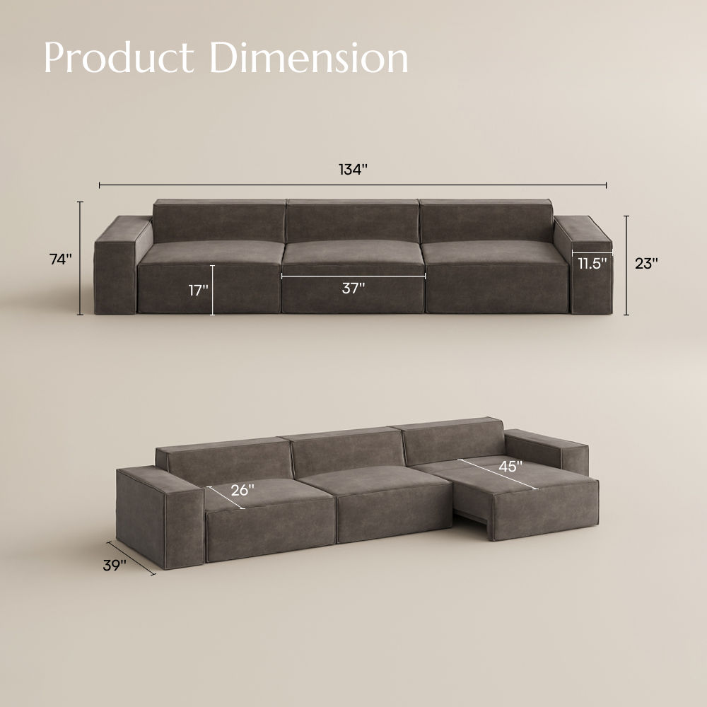 Electric Khaki Fabric Smart Furniture