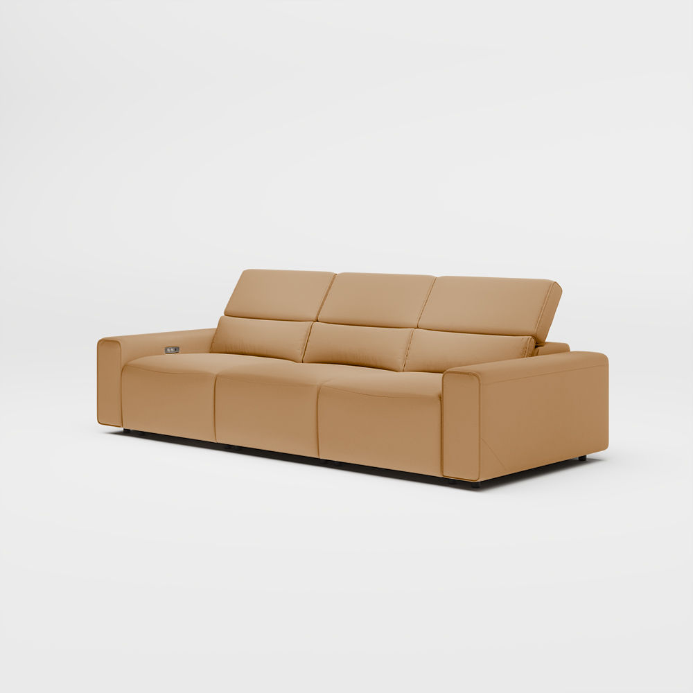 Nesting Khaki Eco-friendly Microfiber Leather Smart Furniture