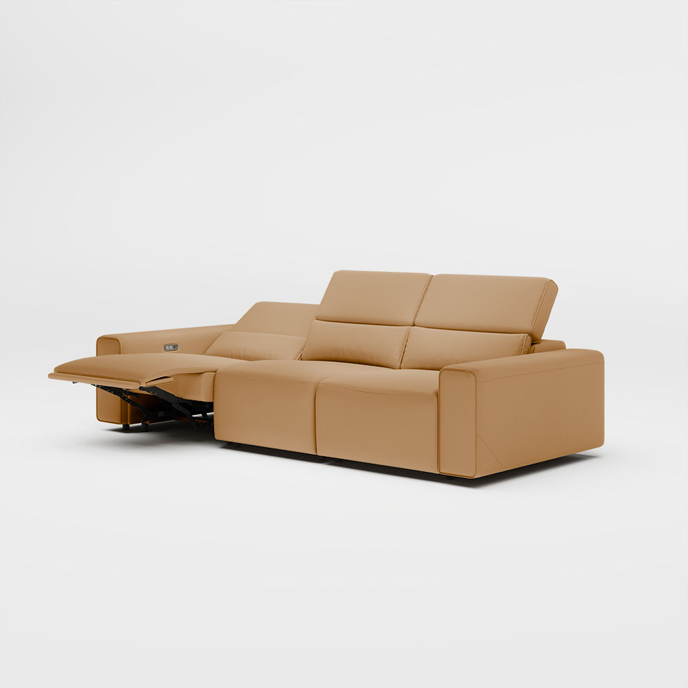 Nesting Khaki Eco-friendly Microfiber Leather Smart Furniture