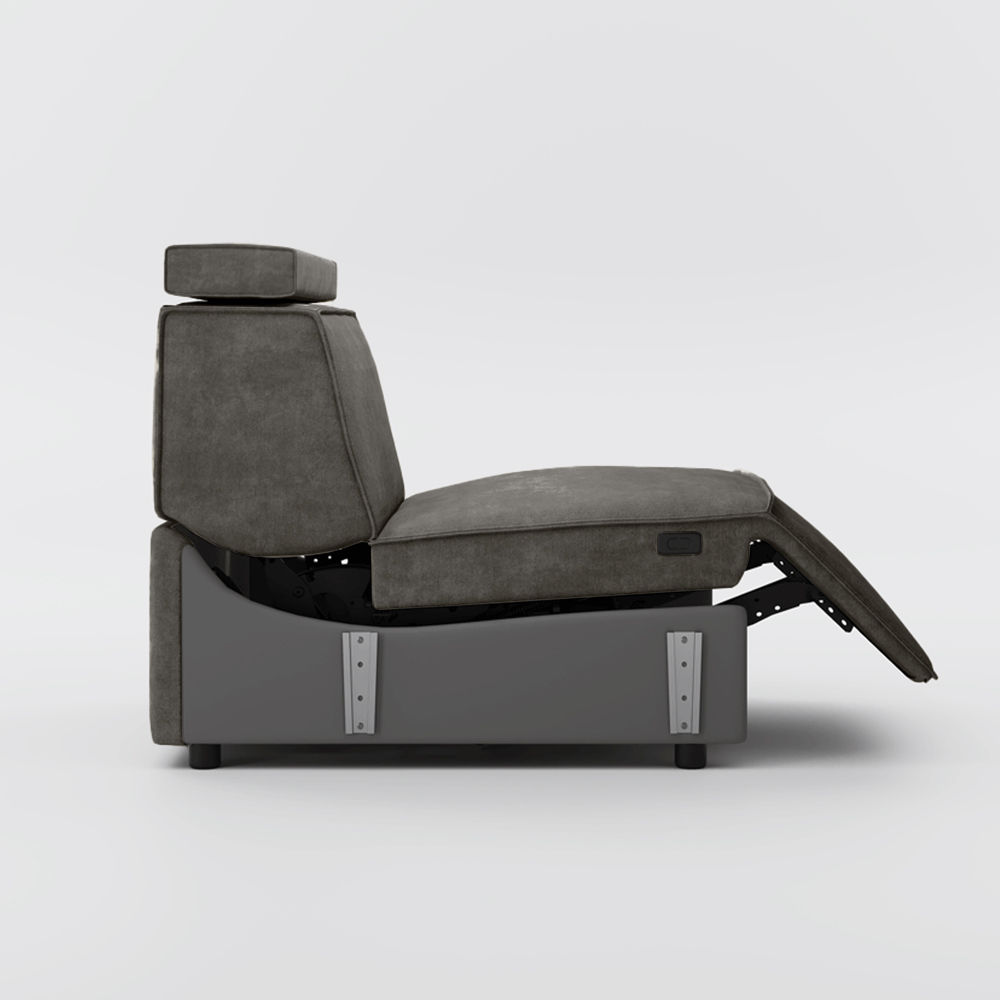 Dark Gray Fabric Smart Furniture