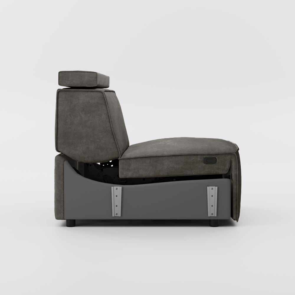 Dark Gray Fabric Smart Furniture