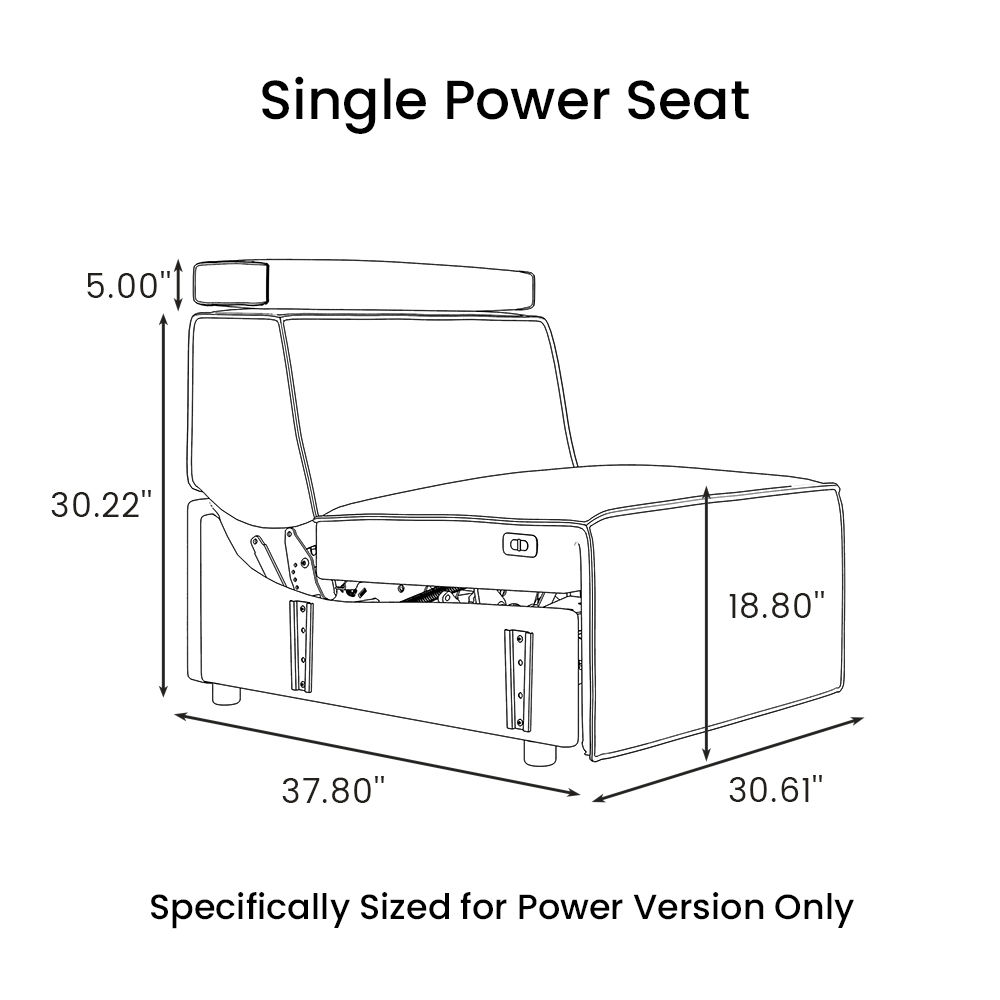 Modular Sofas Beige Fabric Smart Furniture