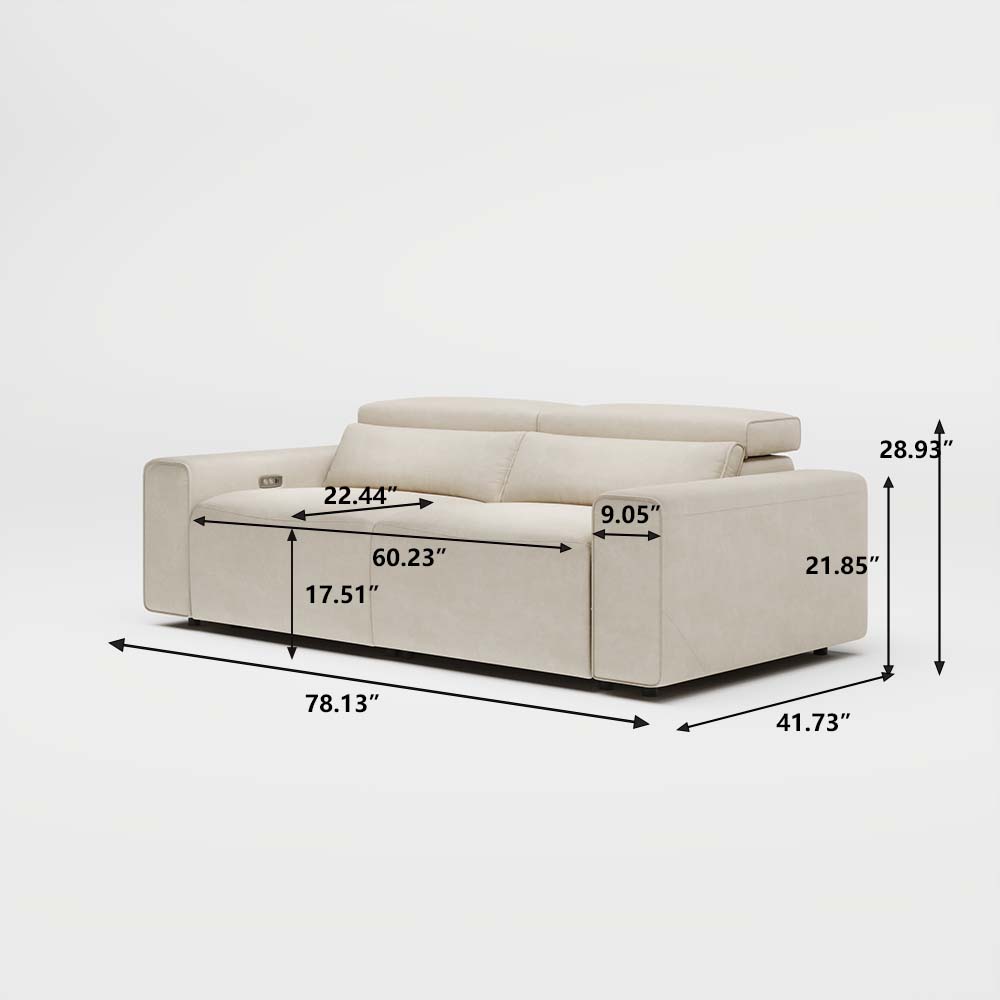 Modern Minimalist Beige Fabric Smart Furniture