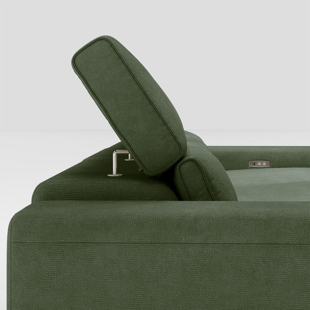 Dark Green Fabric Smart Furniture