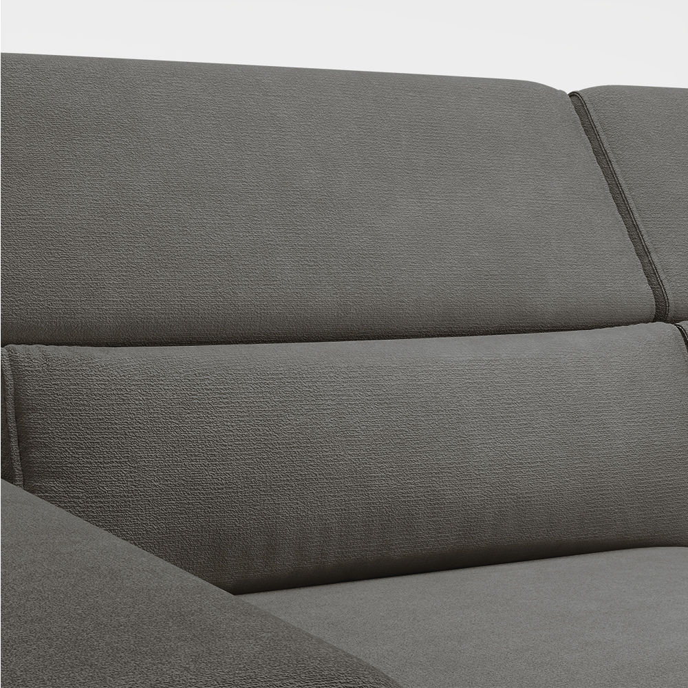 Memory Foam Dark Gray Fabric Smart Furniture