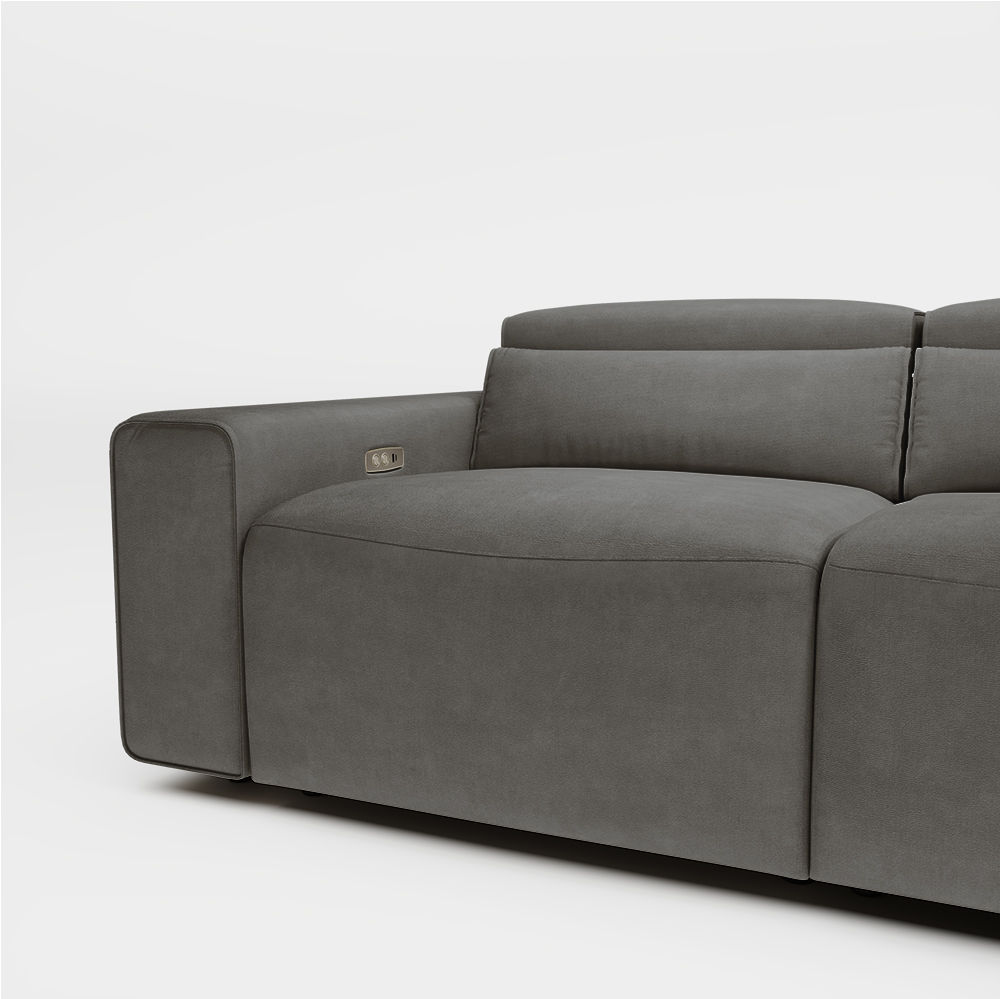 Modular Sofas Dark Gray Fabric Smart Furniture